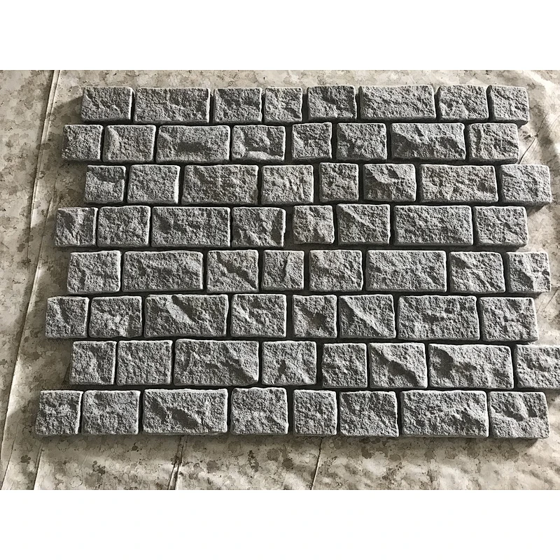 Cheap Price Tumbled Grey Granite Sidewalk Mesh Net Paving Stone for Patio Pavers