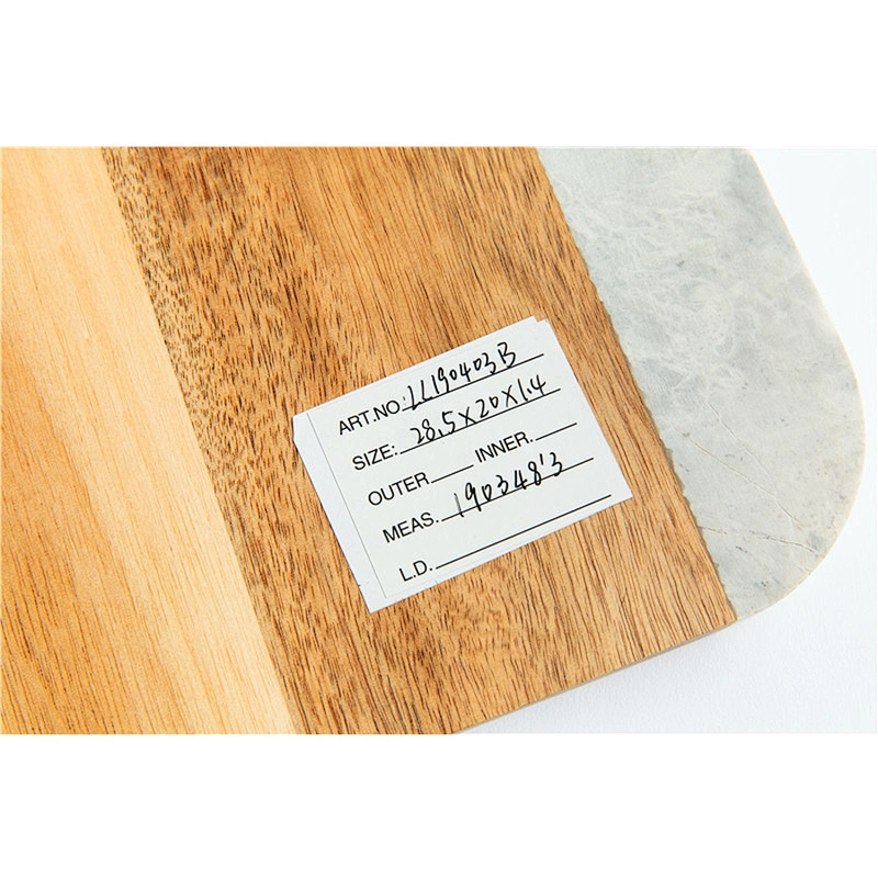 Marble mosaic acacia plate Irregular  Plate Dish Stone tableware