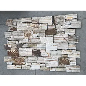 Cement Back Sandstone Wall Cladding/Garden Wall Stone to Decorate Wall