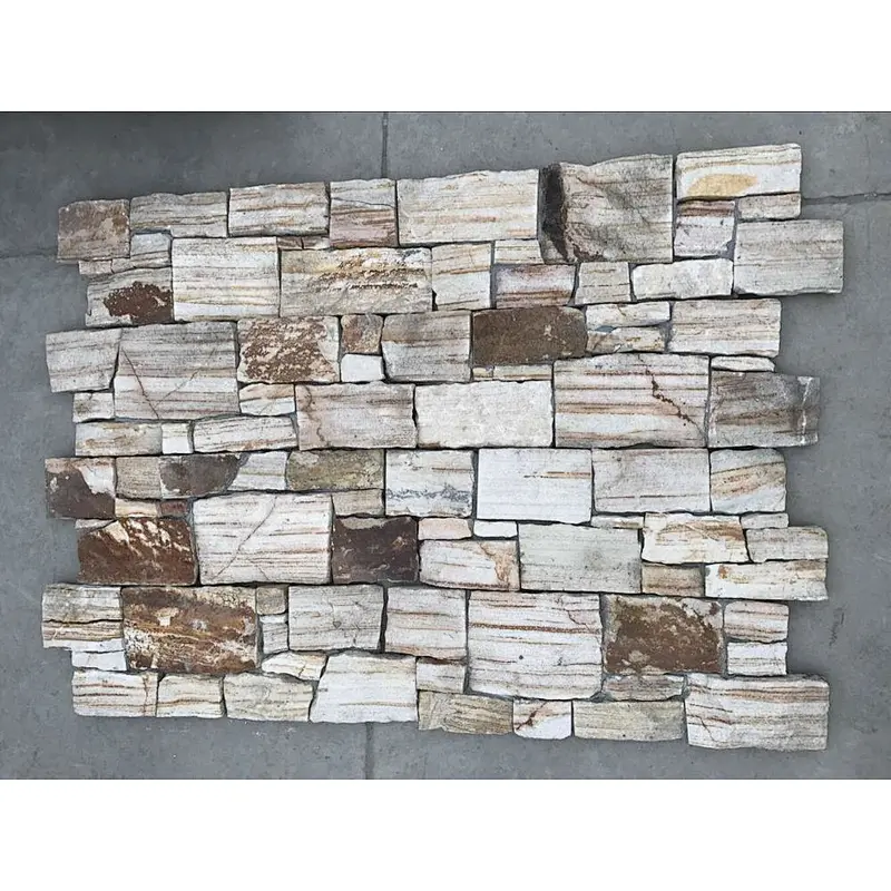 Cement Back Sandstone Wall Cladding/Garden Wall Stone to Decorate Wall
