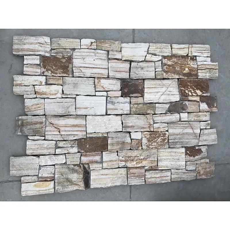 Cement Back Sandstone Wall Cladding/Garden Wall Stone to Decorate Wall