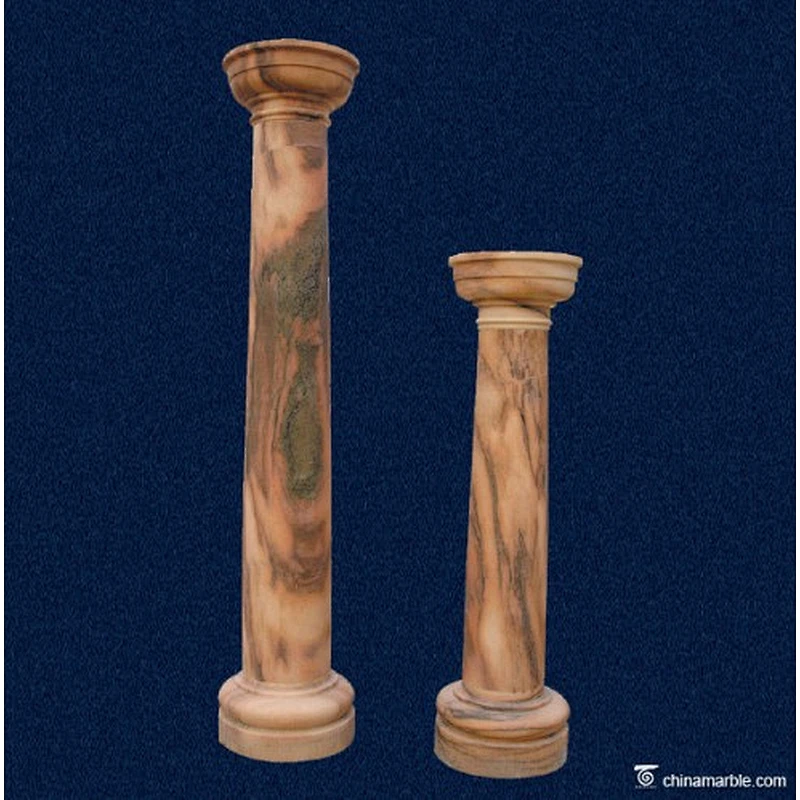 decorative marble pillars/small marble columns pillars/decorative pillars for balcony