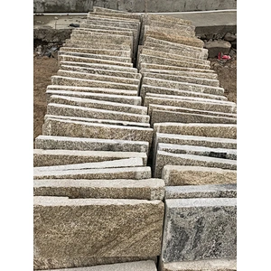 Tiger Skin Yellow Granite Wall Cladding Tiles Corners