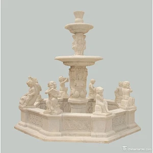 waterfall water fountain/stone water fountain/outdoor fountain waterfall