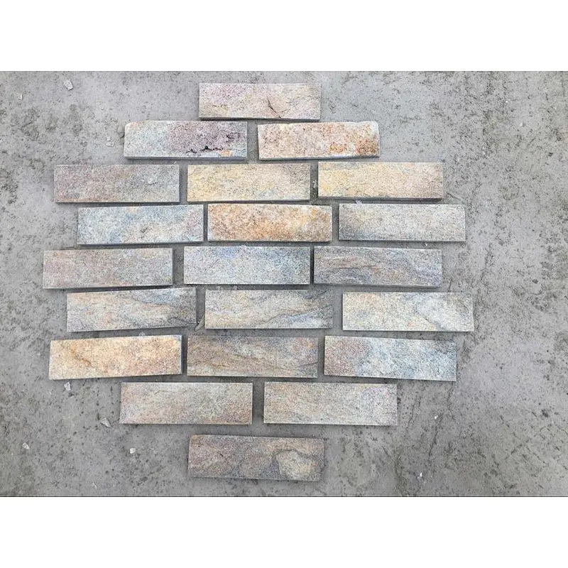 Brick Wall Stone, Natural Stone Veneer Panels, Dry Loose Wall Decoration
