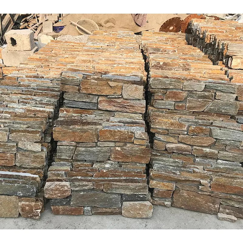 Cement Meshed Stone Veneer for Wall Cladding Panels