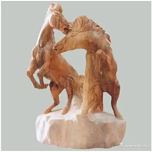 marble horse sculpture/landscape sculpture  life size