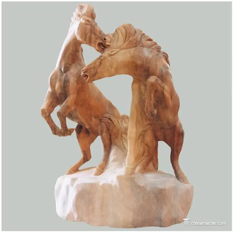 marble horse sculpture/landscape sculpture  life size