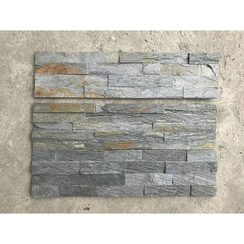 Water Wave Quartzite Wall Cladding Tile/Fireproof Decorative Wall Stone/Natural Stone Veneer