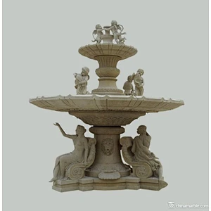 Four tiers marble water fountain/garden fountain