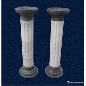 stone pillar and column cap designs/marble granite column/miniature marble column