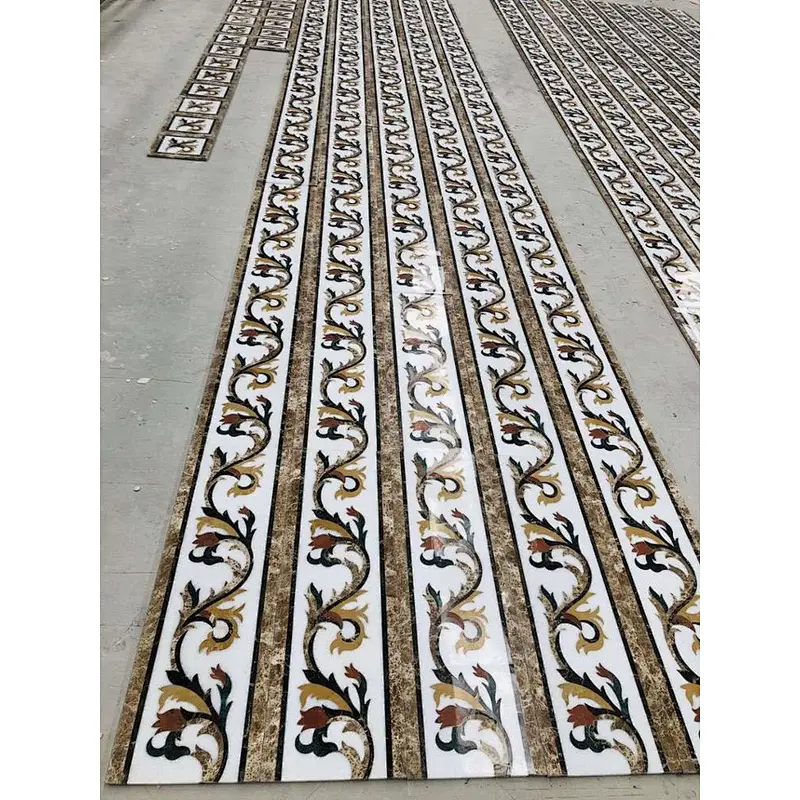 Marble Medallion Water Jet Tile/Kitchen Medallion/Tile Floor Medallions
