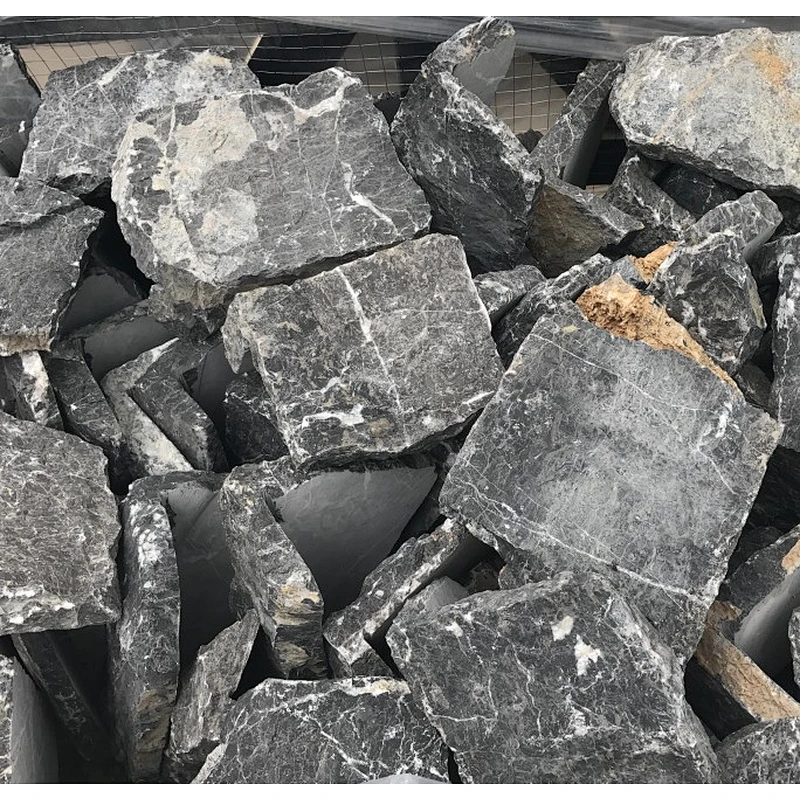 Black Slate Loose Stone Cladding/Random Stone Wall/Crazy Stone