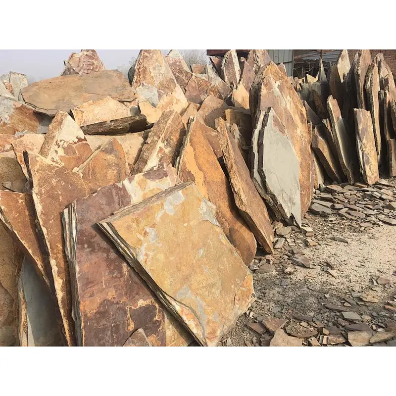 Rust Slate Wall Cladding/Crazy Stone/Random Stone Wall