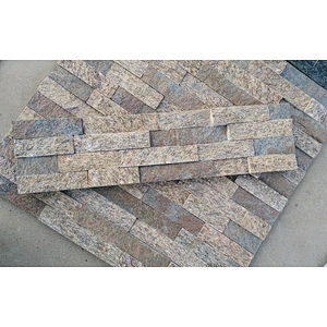 Rusty Quartz Tiger Skin Yellow Interior Wall Cladding/Natural Stone for Interior Wall/Culture Stone Natural