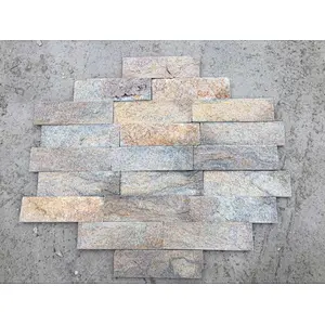 Brick Wall Stone, Natural Stone Veneer Panels, Dry Loose Wall Decoration