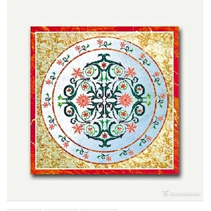 Waterjet Marble Medallion/Square Waterjet Medallion/Water Jet Marble Floor Medallion