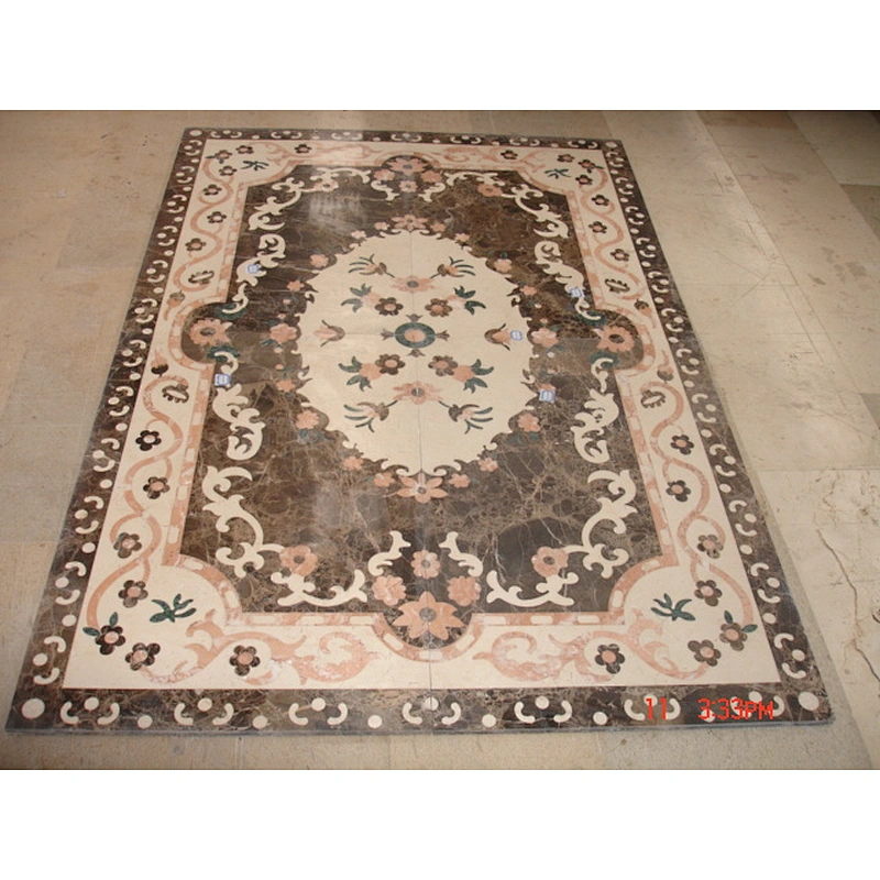 Tile Round Mosaic Medallion Floor Patterns/Marble Mosaics Medallion
