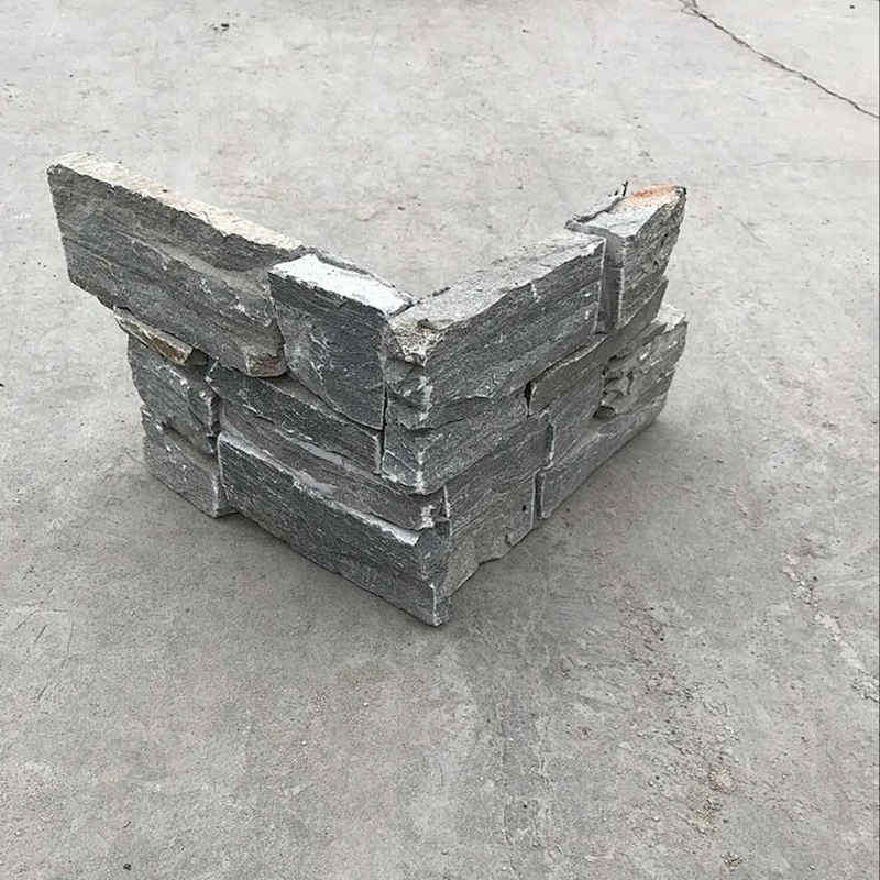 Natural Culture Grey Slate Wall Cladding Panel High Quality Stacked Stone