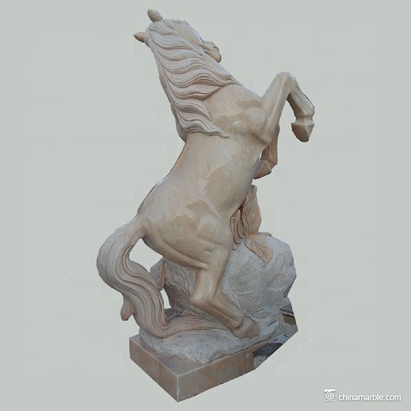 White Marble Horse Statue