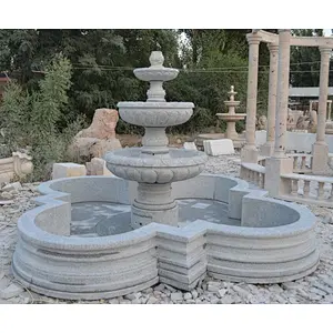 waterfall water fountain/stone water fountain/outdoor fountain waterfall