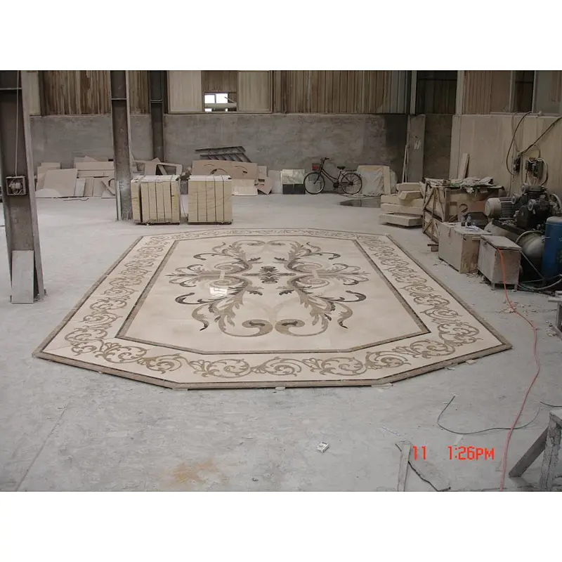 Tile Round Mosaic Medallion Floor Patterns/Marble Mosaics Medallion