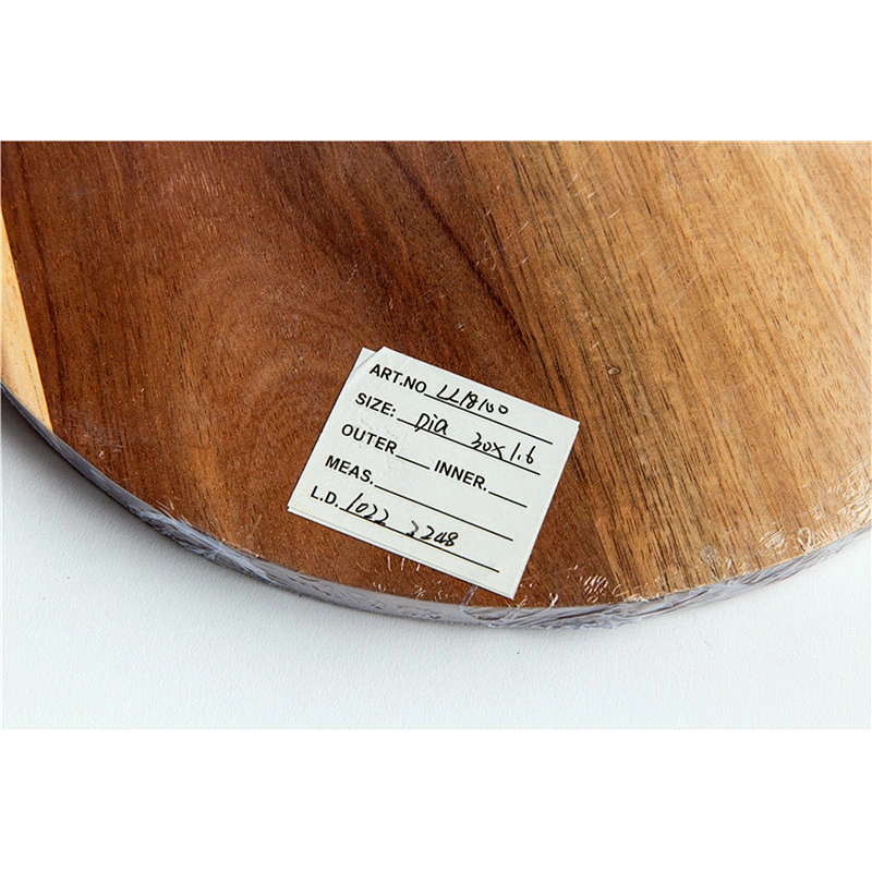 CHEAP kitchen supplies Slate mosaic acacia plate Round  Plate Dish Stone tableware Perforated plug decoration With holes