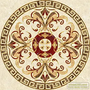Round Marble Medallion Tile Lowes/Waterjet Tile Medallion/Foyer Medallion Floor