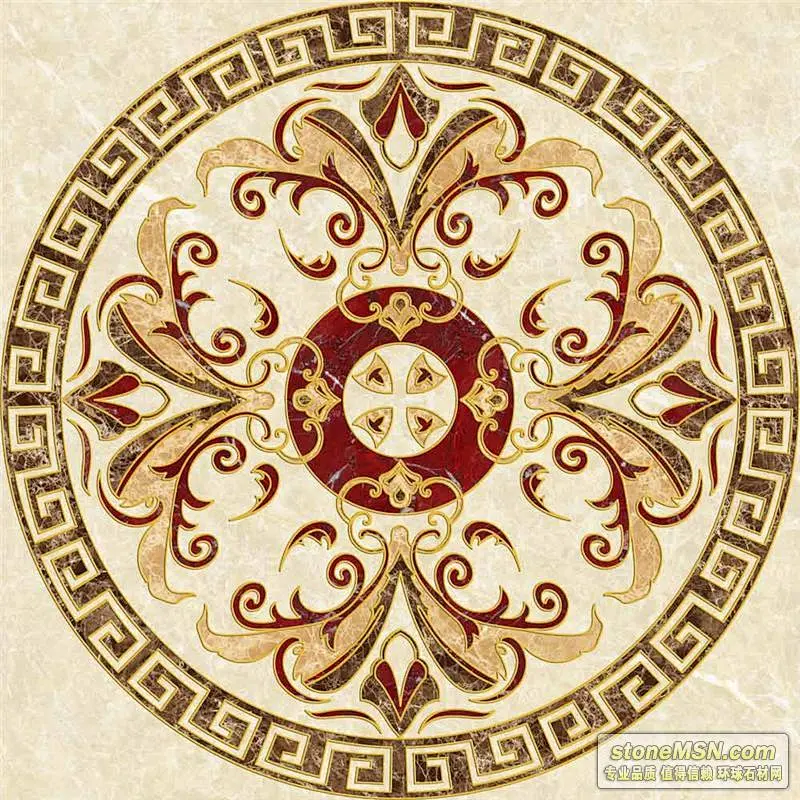 Round Marble Medallion Tile Lowes/Waterjet Tile Medallion/Foyer Medallion Floor