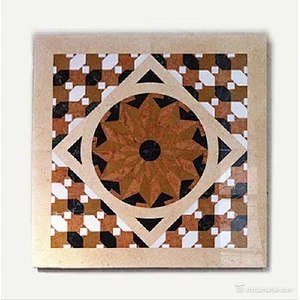 Square Waterjet Medallion/Marble Medallion/Water Jet Marble Floor Medallion