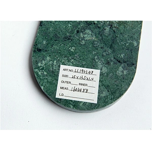 Cheap Kitchen Green Ellipse Marble Cheese Board For Professional Manufacture