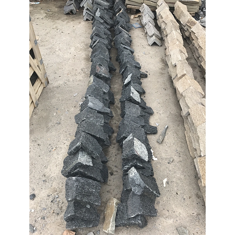 Black Slate Loose Stone Cladding/Random Stone Wall/Crazy Stone