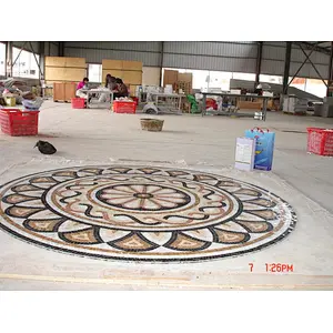 Tile Round Mosaic Medallion Floor Patterns/Marble Mosaics Medallion