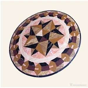 Marble Floor Medallion/Water Jet Marble Medallion/Floor Medallion Design