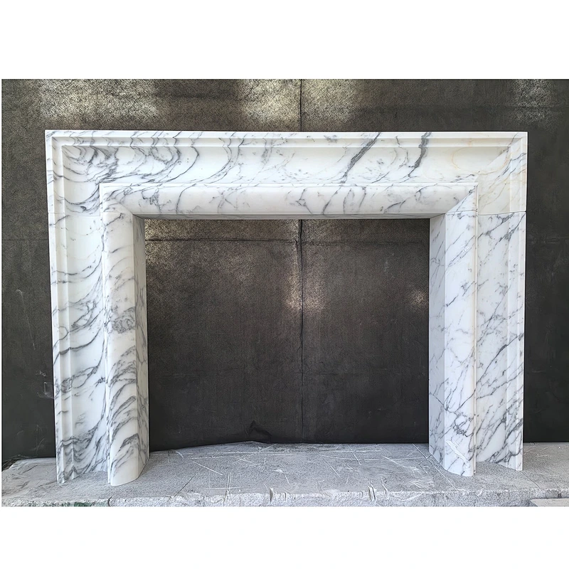 Ababescato marble fireplace surround/marble fireplace mantel