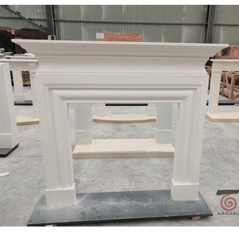 limestone fireplace mantel / china marble manufacturer