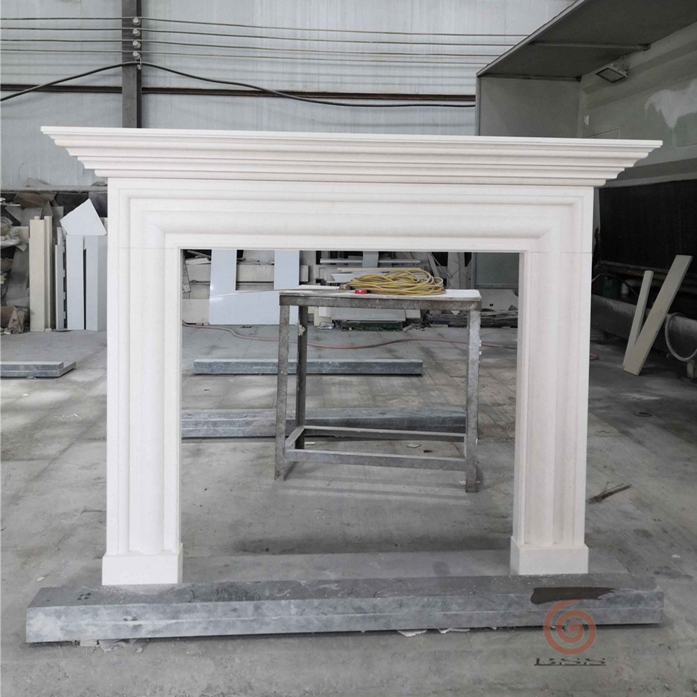 Limestone fireplace manufacturer / marble stone fireplace mantel supplier