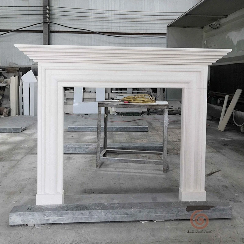 Limestone fireplace manufacturer / marble stone fireplace mantel supplier