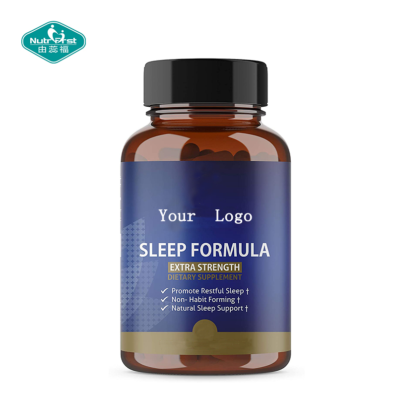 Nutrifirst Vegan Herbal Calming Relief Valerian Root Celery Seed Extract Tablets for Promote Sleep and Relaxation
