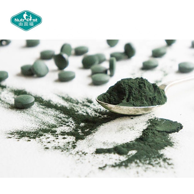 Nutrifirst Manufacturer Supply Bulk Organic Water Soluble Broken Cell Chlorella Spirulina Protein Powder