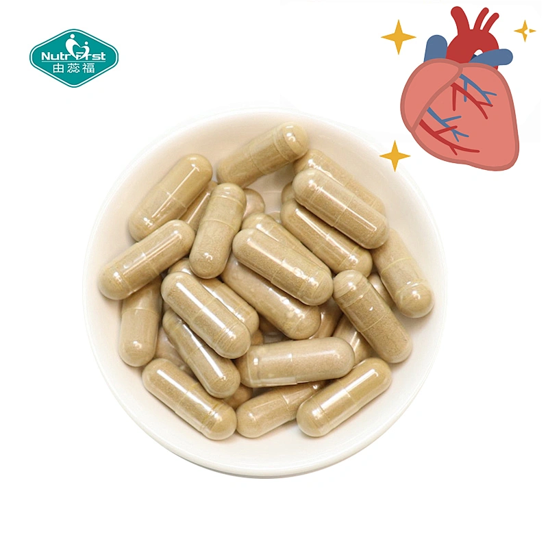 Suplementos para la salud del corazón Levadura roja orgánica Arroz COQ10 Cápsula compleja de linaza para la salud cardiovascular