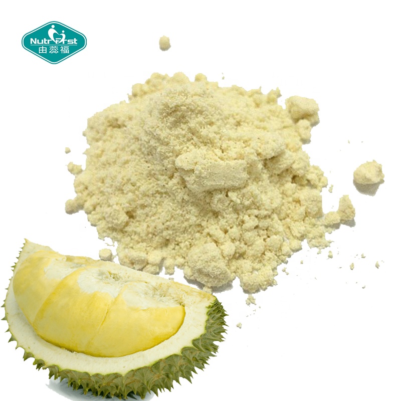 Organic Food Grade Durian Extract Water-Soluble Fresh Durian Fruit Flavor Powder for Ice Cream Baking Smoothies in Bulk