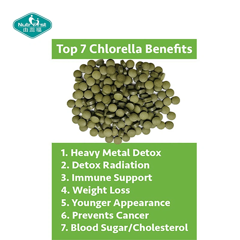 Nutrifirst Manufacturer Supply Bulk Organic Water Soluble Broken Cell Chlorella Spirulina Protein Powder