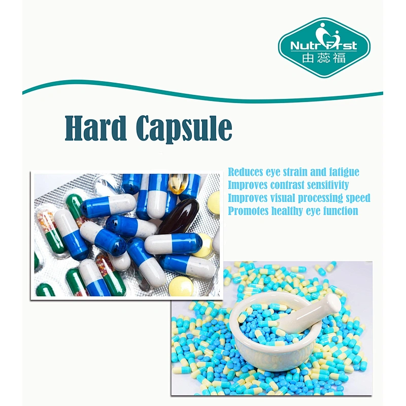 Private Label Eye Herbs Extract Supplements Vitamins C & E Lutein Zeaxanthin Bilberry Capsules with Multimineral