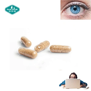 Private Label Eye Herbs Extract Supplements Vitamins C & E Lutein Zeaxanthin Bilberry Capsules with Multimineral