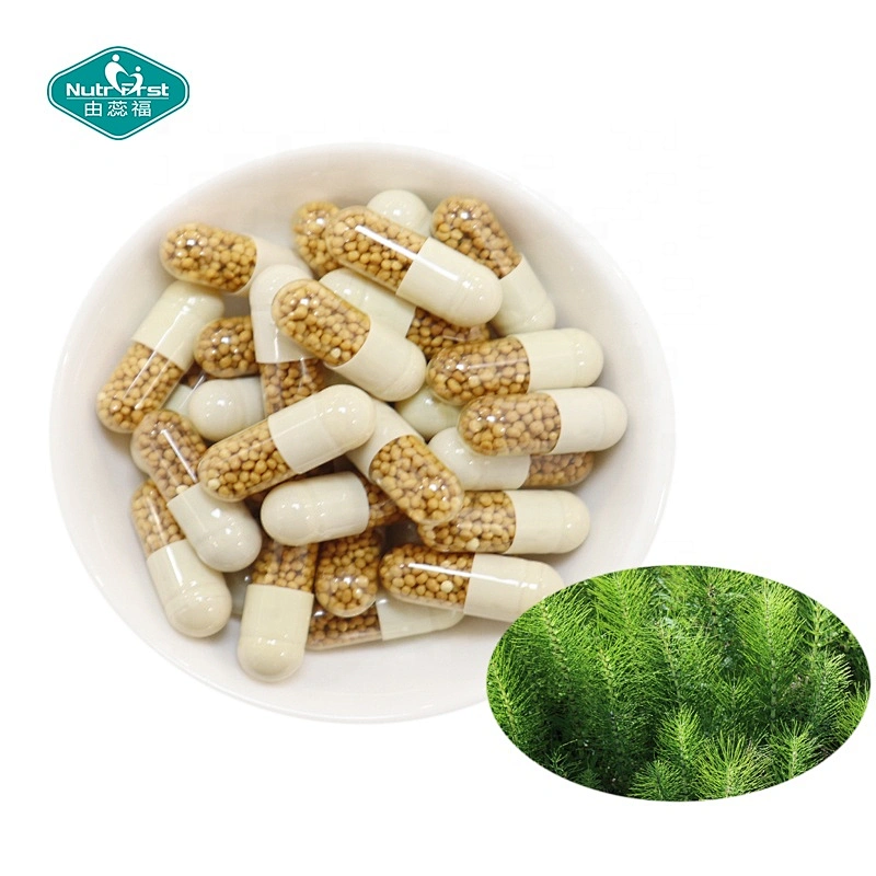 Suplemento Nutrifirst para el cuidado del cabello, cápsulas de extracto de Schachtelhalm de cola de caballo para el crecimiento de la reparación del cabello con vitamina del complejo B