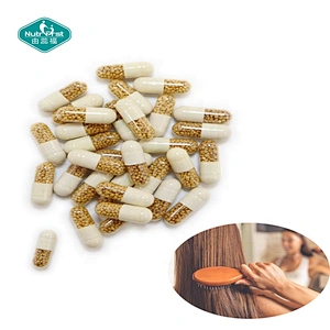 Suplemento Nutrifirst para el cuidado del cabello, cápsulas de extracto de Schachtelhalm de cola de caballo para el crecimiento de la reparación del cabello con vitamina del complejo B