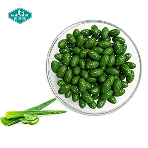 Cuidado de la piel Cara Hidratante Cuidado de la piel Suero Extracto de hojas de aloe vera orgánico Cápsulas blandas de vitamina E