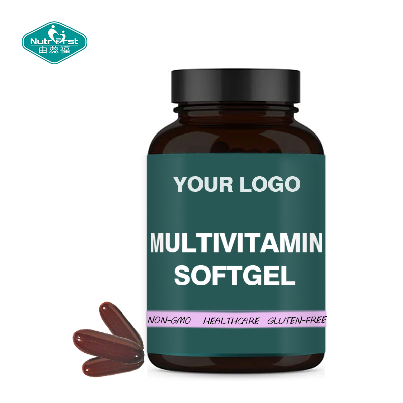 Customized Supplement Multivitamin Calcium Magnesium Softgel