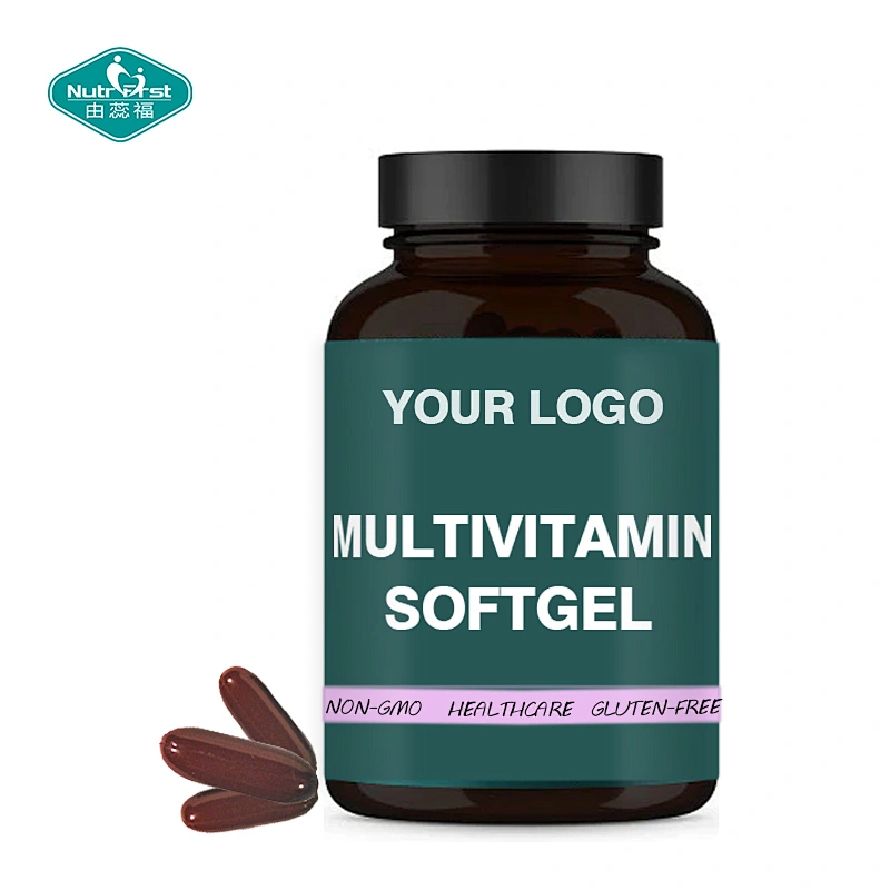 Customized Supplement Multivitamin Calcium Magnesium Softgel